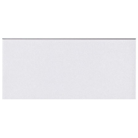 Merola Tile Frc8twb Twenties Bullnose 8" X 4" Textured Ceramic Thin-Set Tile Bullnose -