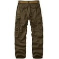 thumbnail image 4 of FEN AI Mens Cargo Work Pants Men Casual Outdoor Pants Travel Fishing Hiking Trousers, 4 of 10