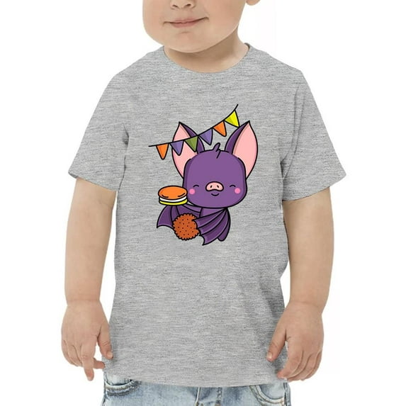 Cute Funbatty With Cookies T-Shirt Toddler -Image by Shutterstock, 3 Toddler