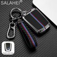 thumbnail image 1 of Carbon Fiber Car Key Cover Case Holder Key Bag Shell Full Protection For BMW I3 I8 Series 2014 2016 2017 Auto Interior Accessory, 1 of 5
