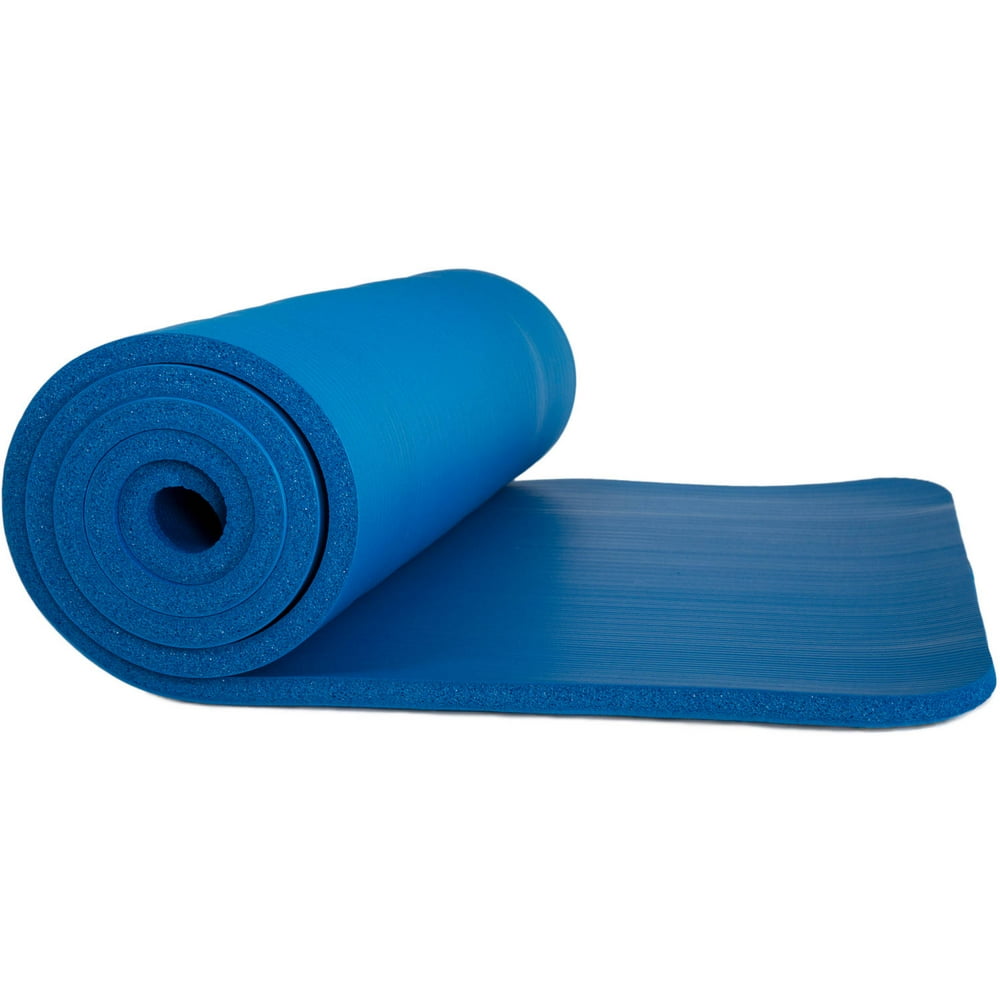 Sleeping Pad, Lightweight Non Slip Foam Mat with Carry Strap by Wakeman Outdoors (Thick Mattress 
