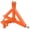 Orange, variant on Heavy Duty 3-Point Tractor Trailer Hitch, Cat 1 Drawbar with 2" Receiver, Towing Ball Mount & Hook, Quick Hitch Attachment for Kubota & Category 1 Subcompact Farm Tractors