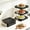 Black, variant on Multi-Layer Dish & Prep Tray Storage Rack, Durable ABS Construction for Long-Lasting Use, Collapsible and Space-Saving, No Assembly Required