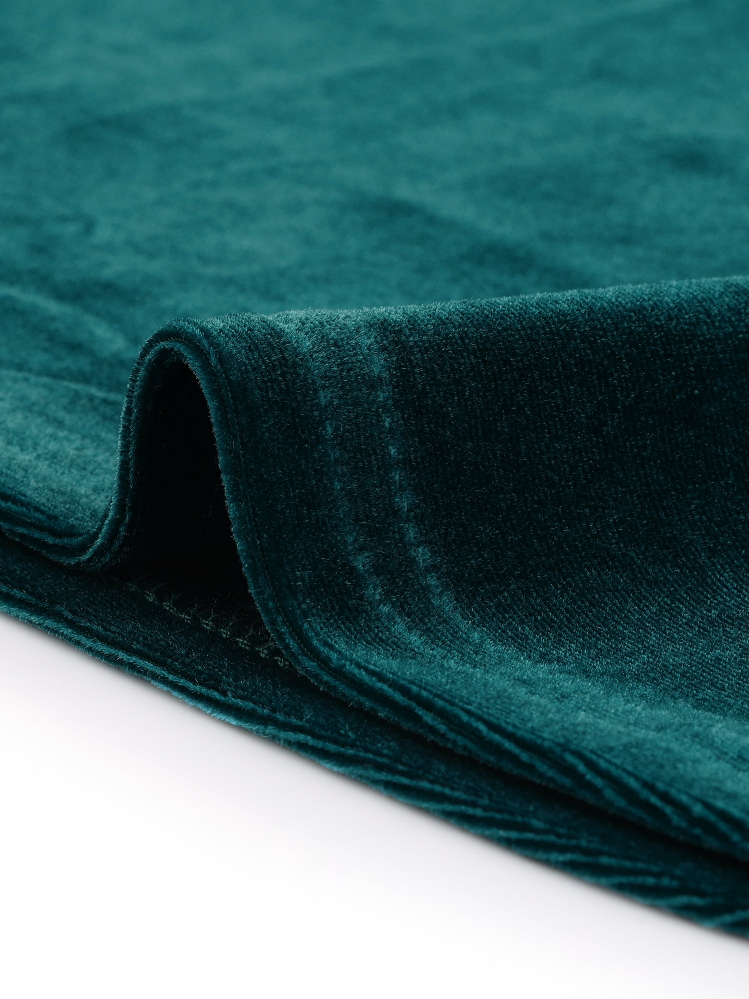 DARING DIVA Women's Velvet Sweetheart Neck Long Sleeves T-Shirt XL Blue Green