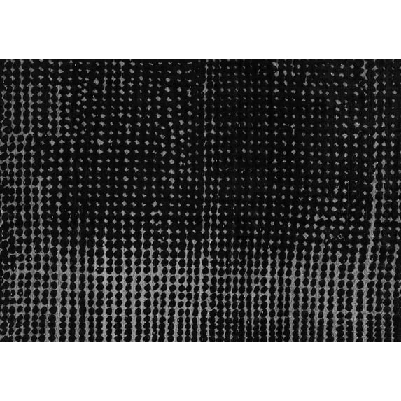 Ahgly Company Machine Washable Indoor Rectangle Abstract Gray Modern Area Rugs, 2' x 4'