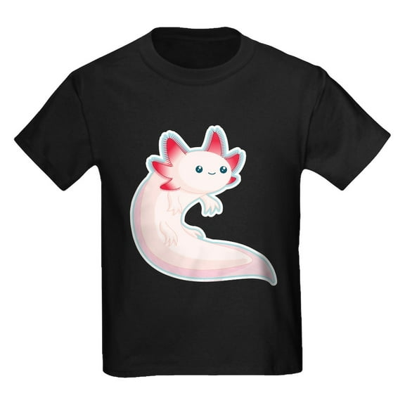 CafePress - Axolotl Kids Dark T Shirt - Dark T-Shirt Kids XS-XL