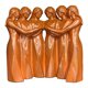 thumbnail image 1 of Figura de la amistad entre hermanas, estatua de la amistad femenina, escultura para dos, tres, cuatro, cinco o seis hermanas, amigas, mejores amigas, regalos de cumpleaños y Navidad., 1 of 8