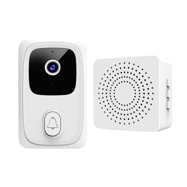 Video Campanilla Wifi Inalámbrico Smart Wireless Remote Video Campanilla,Home Intercom Hd Night Vision Wifi Recargable Security Door Bell,Puede Llamadas Bidireccionales,Control de App,Foto Seguridad D