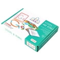 thumbnail image 2 of Education Sticks Toy， Quick Thinking Puzzle Wooden Sticks And Rings Puzzle Game Mint Green, 2 of 8