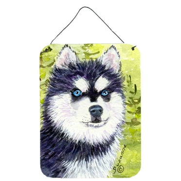 Carolines Treasures SS8695DS1216 Klee Kai Aluminium Metal Wall or Door Hanging Prints, 16" x 12", Multicolor