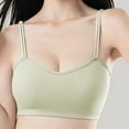 thumbnail image 2 of Timegard Bras for Women Spaghetti Strap Back Smoothing Breathable No Underwire Comfy Thin Daily Bras, 2 of 6
