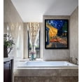 thumbnail image 3 of HFDF Vcent Van Gogh Canvas Wall Art Cafe Terrace At Night Patg Classic Artwork Picture Prt for Home Decor 12x16inch Framed, 3 of 5