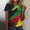 #619-Multicolor, variant on Haivin Women's Casual Beach Print T-Shirt, Short Sleeve Round Neck Top for Vacation and Leisure, Lightweight and Breathable Summer Shirt for Outdoor Activities and Daily Wear