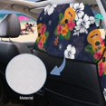 thumbnail image 5 of Garronmavis Hibiscus Print Car Seat Towel Cover Stain Resistant Breathable Non-Slip Stretchable Front Car Seat Protector for Most Cars SUV Trucks Sedan Van, 5 of 9