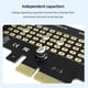 thumbnail image 2 of WDOplteas Adaptador M.2 NVMe SSD A PCIE X4 Velocidad Máxima para Windows/Mac/Linux (Altura Media), 2 of 7