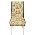 thumbnail image 7 of TSOVTHRID Rose Flower Fruit Print Dining Chair Slipcovers Stretch Removable Upholstered Quilted Seat Cushion Covers with Elastic Band for Kitchen Dining Room, Set of 1, 7 of 7