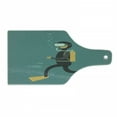 thumbnail image 1 of Diver Cutting Board, Cartoon Interpretation of a Man Underwater Simplistic Drawing Graphic, Decorative Tempered Glass Cutting and Serving Board, in 3 Sizes, by Ambesonne, 1 of 2