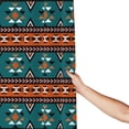 thumbnail image 6 of Retro Southwestern Traditional Style Pattern Shower Curtain, Waterproof Bath Curtains for Bathroom Decorations, 72 x 72 inches, 6 of 7