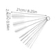 thumbnail image 5 of Juego de 10 cepillos de limpieza para pajitas, de acero inoxidable y nailon (blancos)., 5 of 6