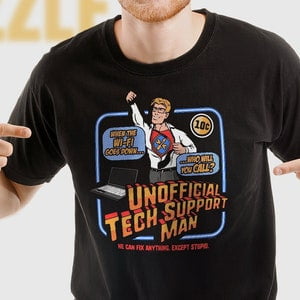 The Tech Support Man Superhero T-Shirt TSHIRT All Size S-5XL