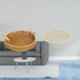 thumbnail image 2 of Cestas de almacenamiento,Cestas de almacenamiento de cocina tejidas con asas hechas a mano,Alfombra de área,Alfombra redonda decorativa de 60 cm para entrada de interior,Alfombra lavable para, 2 of 8
