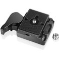thumbnail image 1 of 323 RC2 Quick Release Plate with Clamp and 1/4'' - 3/8'' Screw, Camera QR Plate Mount Rapid Connect Tripod Adapter Compatible for Manfrotto 200PL-14, 323 RC2 496RC, 498RC2, 804RC2, 1 of 5