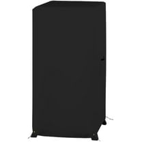 Covers & All Electric Smoker Cover, 12 Oz Waterproof UV & Weather Resistant Grill Cover, Outdoor Grill Protector with Air Vents & Drawstrings (23" W X 17" D X 33" H, Black)