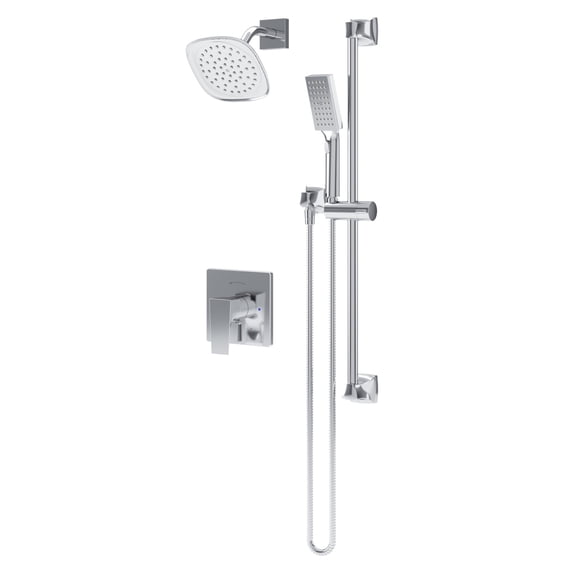 Symmons S499815TRM Verity Hydromersion Pressure Balanced Shower System - Chrome