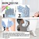thumbnail image 3 of 2024 1 Pair Of Shower Gloves Exfoliating Gloves To Use In The Shower Or Bath, 3 of 4