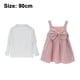 thumbnail image 2 of Ropa de niña, conjuntos de otoño, lindas blusas de manga larga, conjunto de vestido y falda para niña, 2 of 6