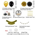 thumbnail image 2 of Veeogra Clearance!Graduation Decorations 2025,Classroom Decor,Graduation Decorations 2022 Graduation Party Supplies Inclu Congrats Grad Banner Photo Banner Paper Fans Balloons F,Party Favors,Gold, 2 of 4