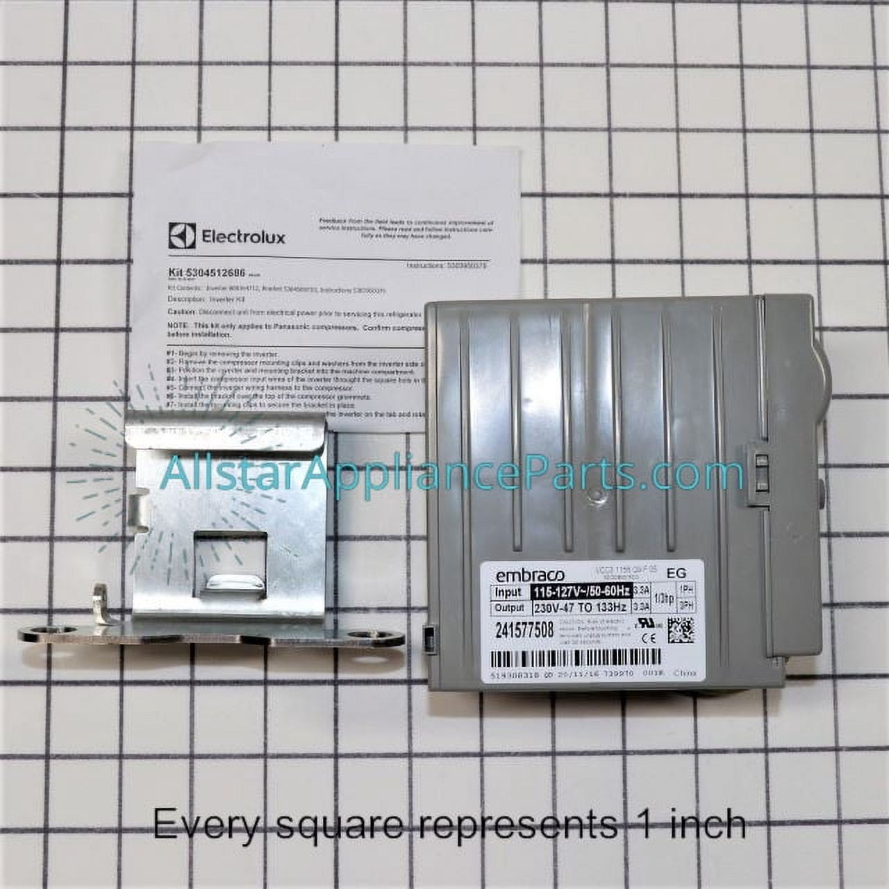 Frigidaire Refrigerator Compressor Inverter Board 5304512686