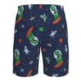 thumbnail image 6 of Naloa Dinosaur Astronaut Men's Beach Shorts, Surfing shorts, Swim trunks, Quick Dry Swim Trunks for Surfing Beach Fun - Medium, 6 of 9