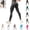 Dark Gray, variant on Yoga Pants Women 3D Leggings Cellulite Compression Anti-Cellulite Pants Gym Workout High Waist Butt Lifting Tummy Control Trousers (Hot Pink, S)
