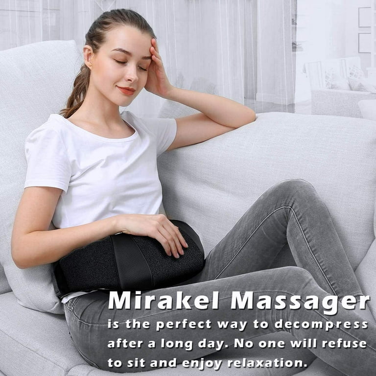 Mirakel Enjoy Shiatsu Massager With Heat For Neck, Shoulders