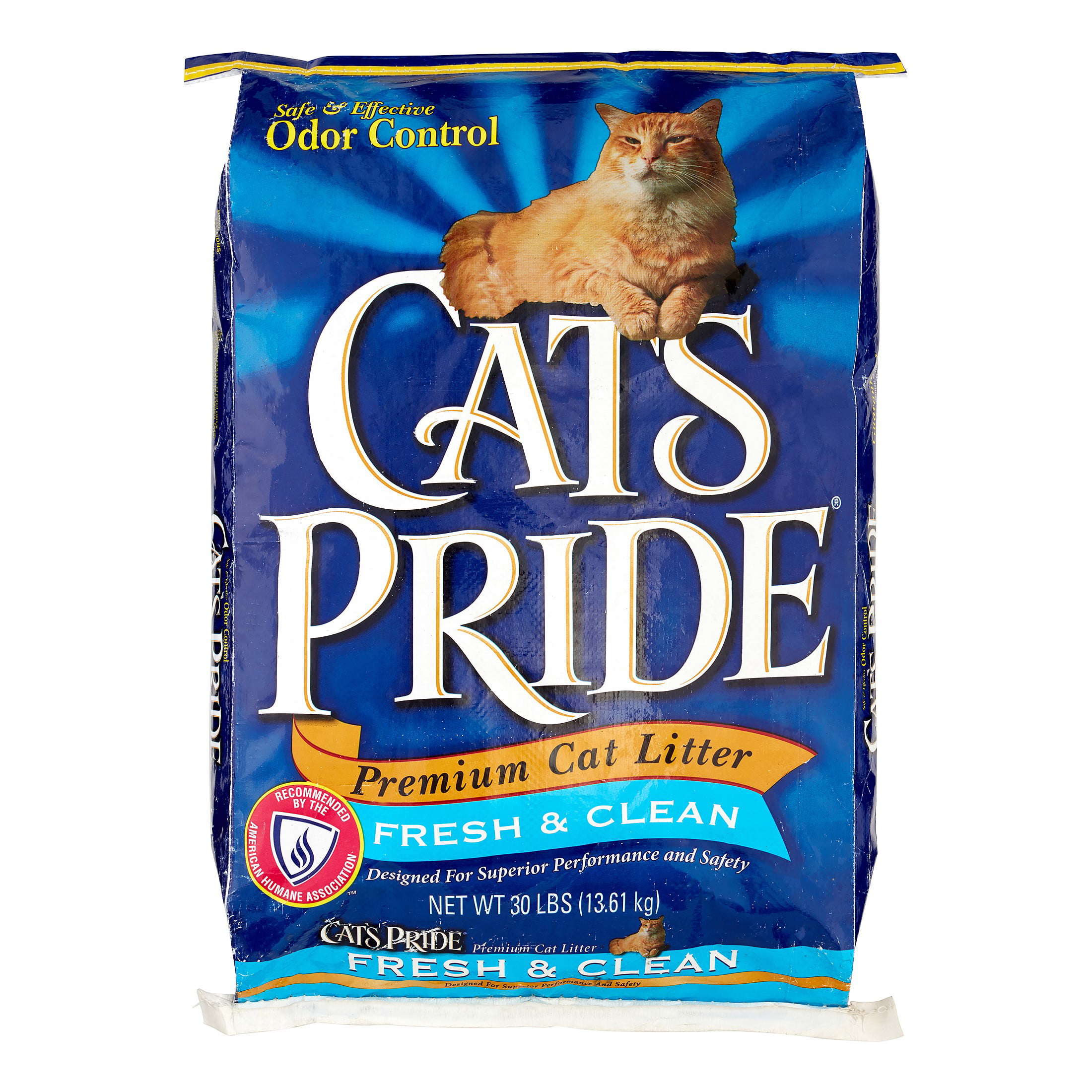 Cat's Pride Premium Fresh & Clean Clay Cat Litter, 30 Lb