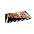 thumbnail image 2 of Halloween Doormat Black White Striped Border, Non-Slip Absorbent Welcome Mat with Ghost Bats, Indoor Outdoor Front Door Rug for Porch Entryway Fall Decor, 2 of 9