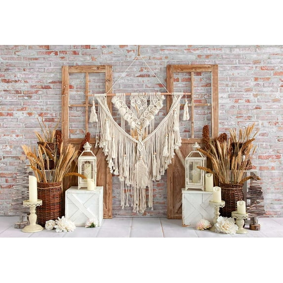 Kate 7x5ft Harvest Photo Backdrop Boho Backdrops for Photography Photo Studio Props