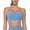 Iceberg Blue, variant on Women's Sports Bra Buttery Soft Y Back Padded Low Impact Spaghetti Thin Strap Workout Yoga Top