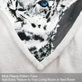 thumbnail image 3 of 50" x 60"Animal Print Fleece Throw Blankets for Couch Sofa Bed, Manatee Family Sherpa Blanket, Super Soft Warm and Lightweight, 3 of 8