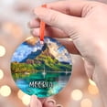 thumbnail image 4 of Custom Moorea French Polynesia Ornament | Faux |Unique Souvenir |Vacation Travel Gift | Holiday |Christmas Decor, Holiday Keepsake, Xmas Tree Hanging Decoration, Seasonal Gift Idea, 4 of 5