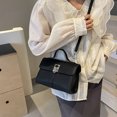 thumbnail image 3 of Bolso Mensajero Hombro Cuadrado PU Gran Capacidad para Fiesta, 3 of 8