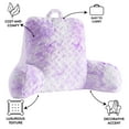 Mainstays Super Soft Tie Dye Backrest, Purple Multicolor, 23" x 29