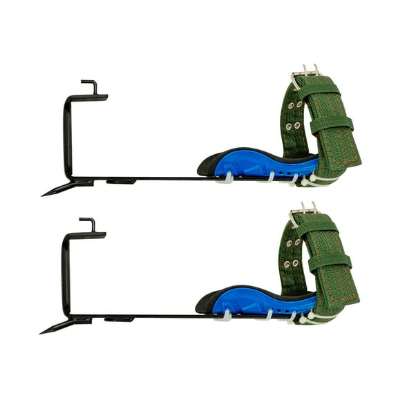 Climbing Tree Gear Set, Steel Tree Climbing Spikes, Safety Belt, Orange Rope, 100kg Load Capacity, Lightweight and Durable Tool for Tree Climbing