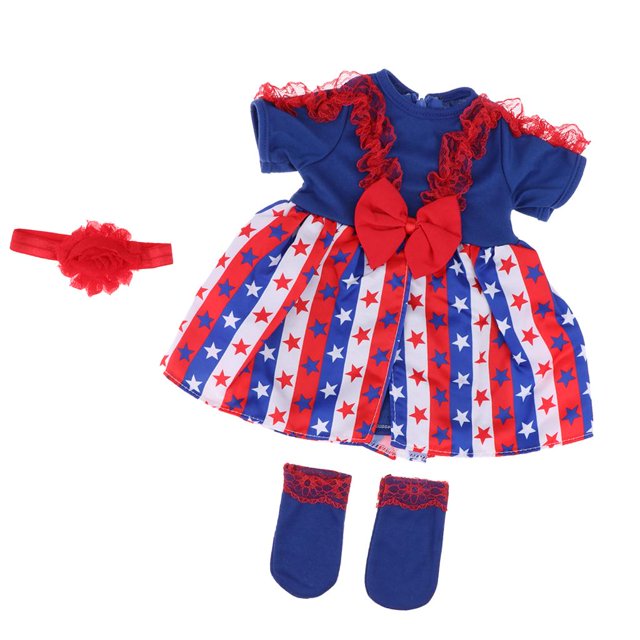 Trajes de Muñecas para Bebés Accesorios para Niñas de 20 Pulgadas Ropa para Muñecas Recién Nacidas Juguete para Niños Baoblaze Traje de muñeca renacida