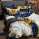 thumbnail image 1 of Juego de Cama Barroco Marino Azul Amarillo Blanco Diseño Personalizado - Reversible, 1 of 10
