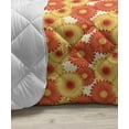 thumbnail image 3 of Orange Down Alternative Comforter, Vintage Retro Design Little Black Polka Dots with Orange Backdrop Classical Tile, Microfiber Quilt for All Season, 5 Sizes, Orange Black, by Ambesonne, 3 of 3