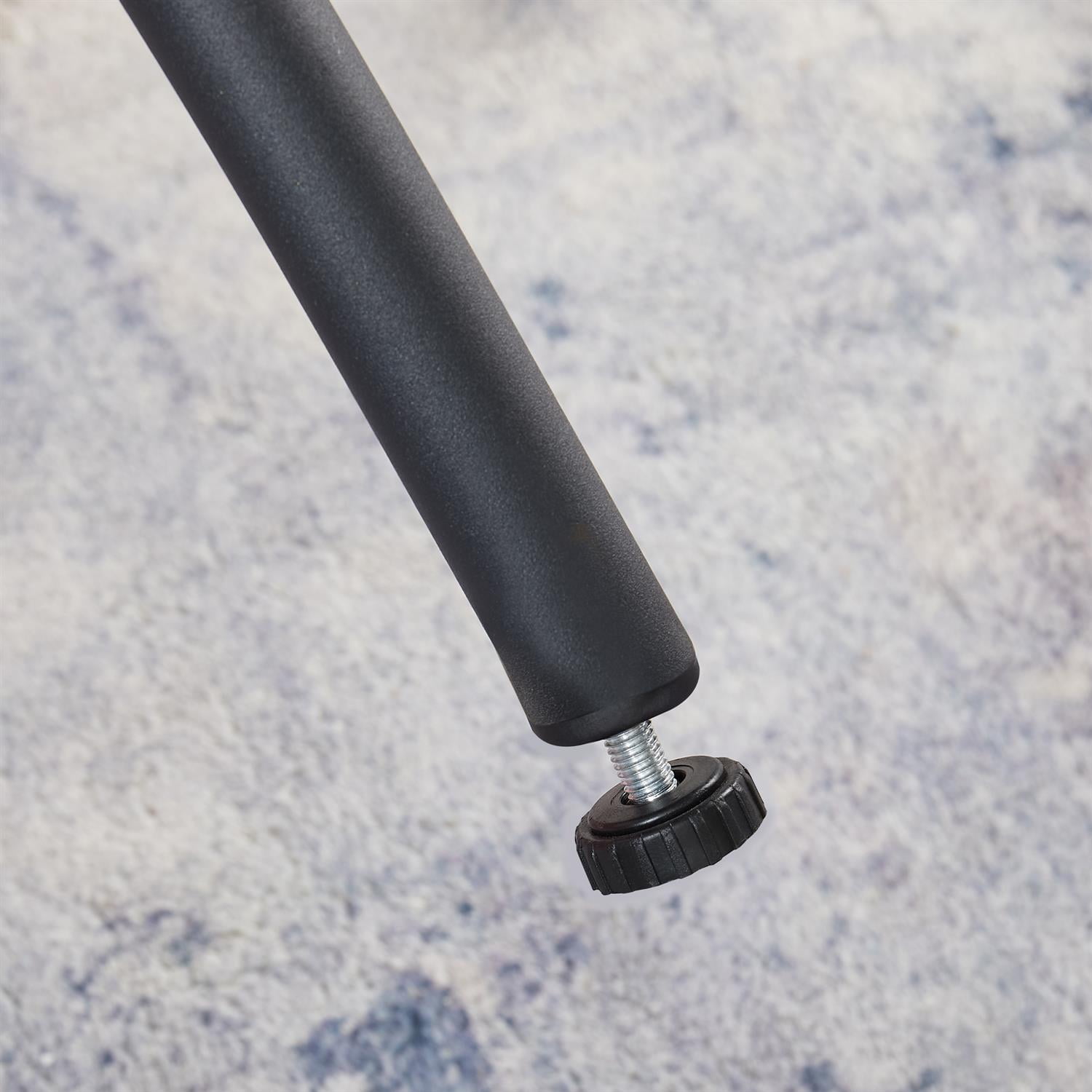 Demi Bonn 3-Piece Dining Table Set with 2 Fabric Upholstered Bar Chairs,dustrial Kitchen Bar Table Furniture Sets for Dining Room, Apartment, Black