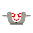 thumbnail image 2 of Alpine 4.6" Single Wall Mounted Mop and Broom Holder with 2-Hooks Durable Cleaning Tool Organizer, 2 of 6