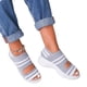 thumbnail image 5 of Zapatos de mujer, sandalias tejidas, cómodas, transpirables, de verano, planas, deportivas, Boca de pescado, 5 of 5